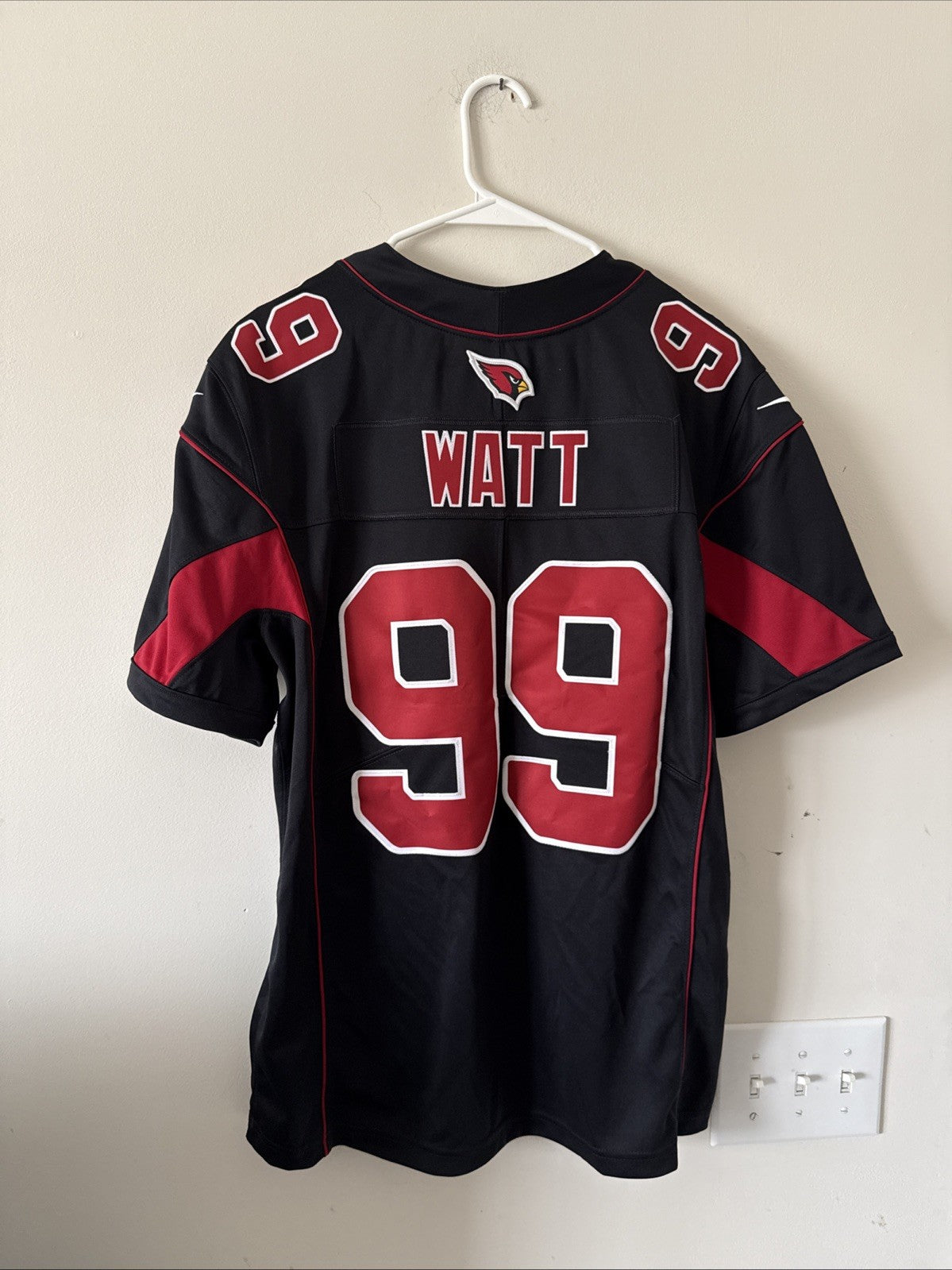 Men’s Nike JJ Watt #99 Arizona Cardinals Vapor Lmtd Alt Jersey Sz L Black RARE