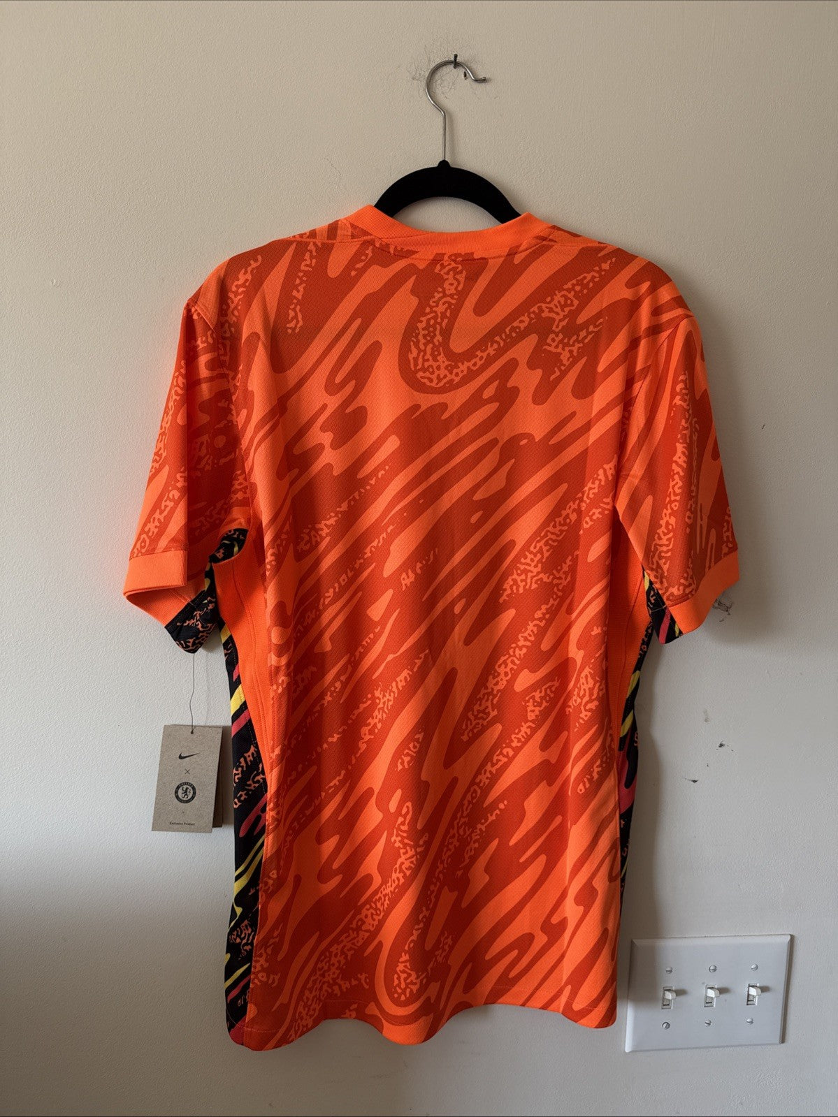 Men’s Nike Chelsea FC Stadium Orange Goalkeeper Soccer Jersey Sz L - NWT RARE