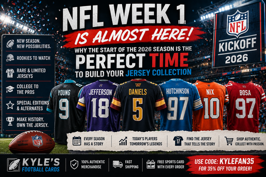 NFL Week 1 Is Almost Here: Why the Start of the 2026 Season Is the Perfect Time to Build Your Jersey Collection