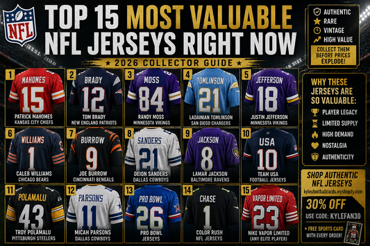 🏆 Top 15 Most Valuable NFL Jerseys Right Now (2026 Collector Guide)