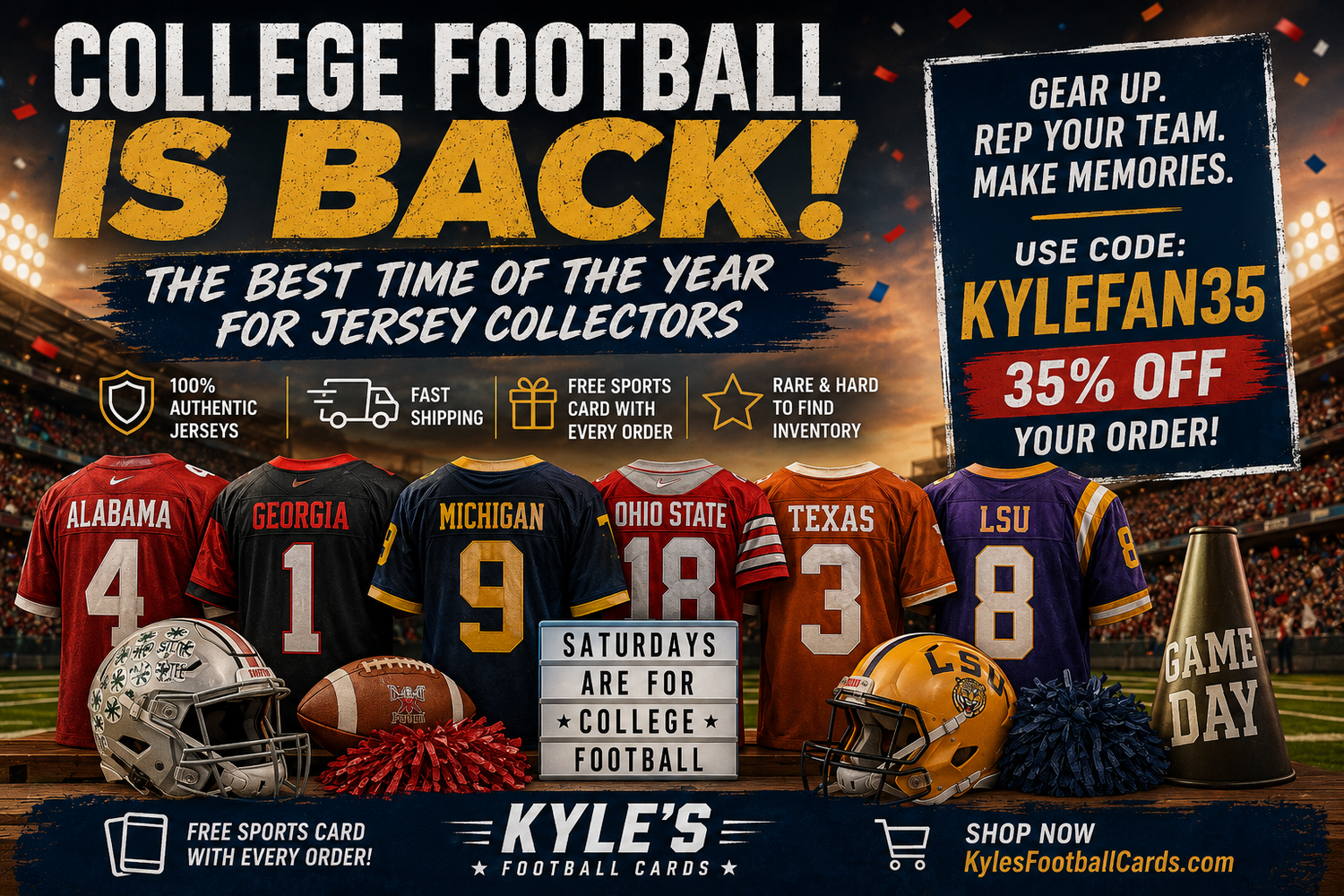 College Football Is Back: The Best Time of the Year for Jersey Collectors