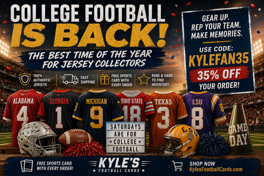 College Football Is Back: The Best Time of the Year for Jersey Collectors