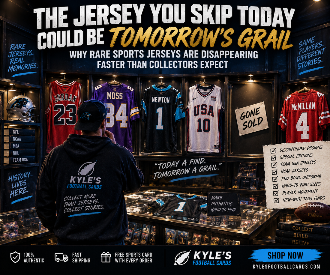 The Jersey You Skip Today Could Be Tomorrow’s Grail: Why Rare Sports Jerseys Are Disappearing Faster Than Collectors Expect
