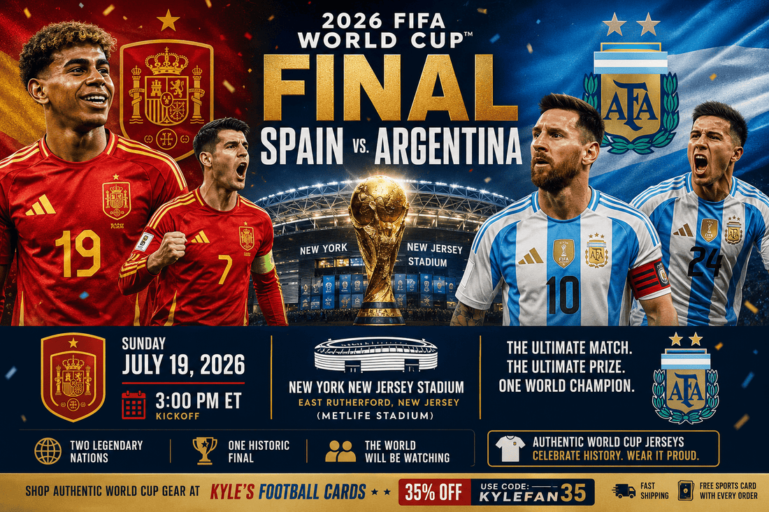 🏆 Spain vs. Argentina: The 2026 FIFA World Cup Final Is Here - Kyle’s Football Cards