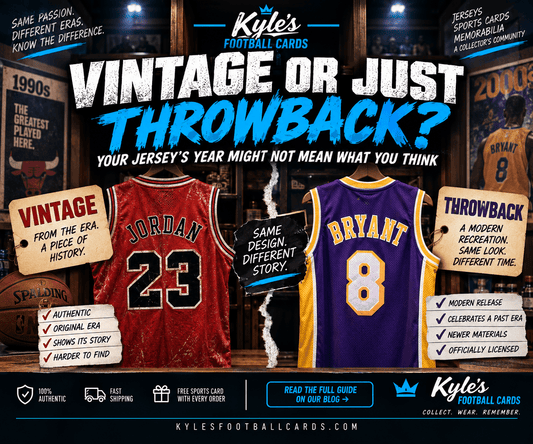 Vintage or Just Throwback? Your Jersey’s Year Might Not Mean What You Think - Kyle’s Football Cards