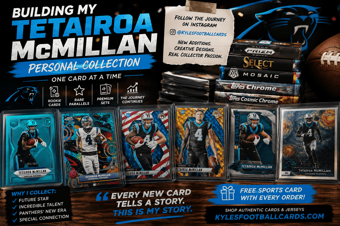 Why I’m Collecting Tetairoa McMillan Cards: Building My Personal Collection One Card at a Time - Kyle’s Football Cards
