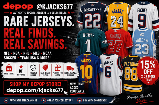 Why Sports Fans Are Shopping My Depop Store — Plus 15% Off 2 or More Items - Kyle’s Football Cards
