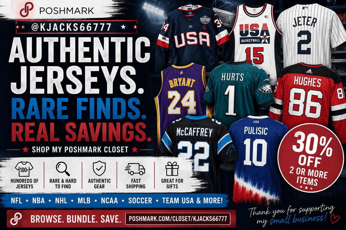 Why Sports Fans Are Shopping My Poshmark Closet—and How to Save 30% on Bundles - Kyle’s Football Cards
