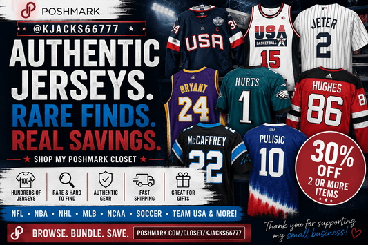 Why Sports Fans Are Shopping My Poshmark Closet—and How to Save 30% on Bundles - Kyle’s Football Cards