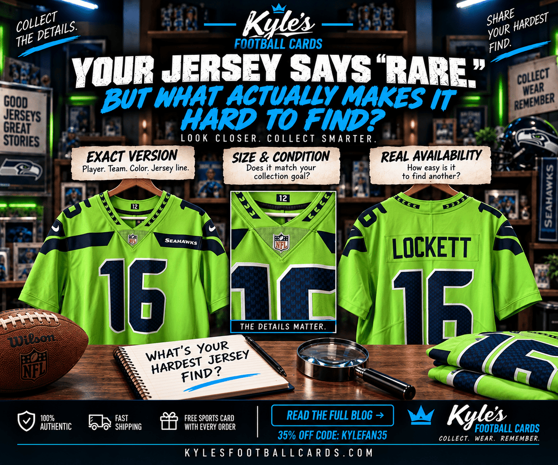 Your Jersey Says “Rare.” But What Actually Makes It Hard to Find? - Kyle’s Football Cards