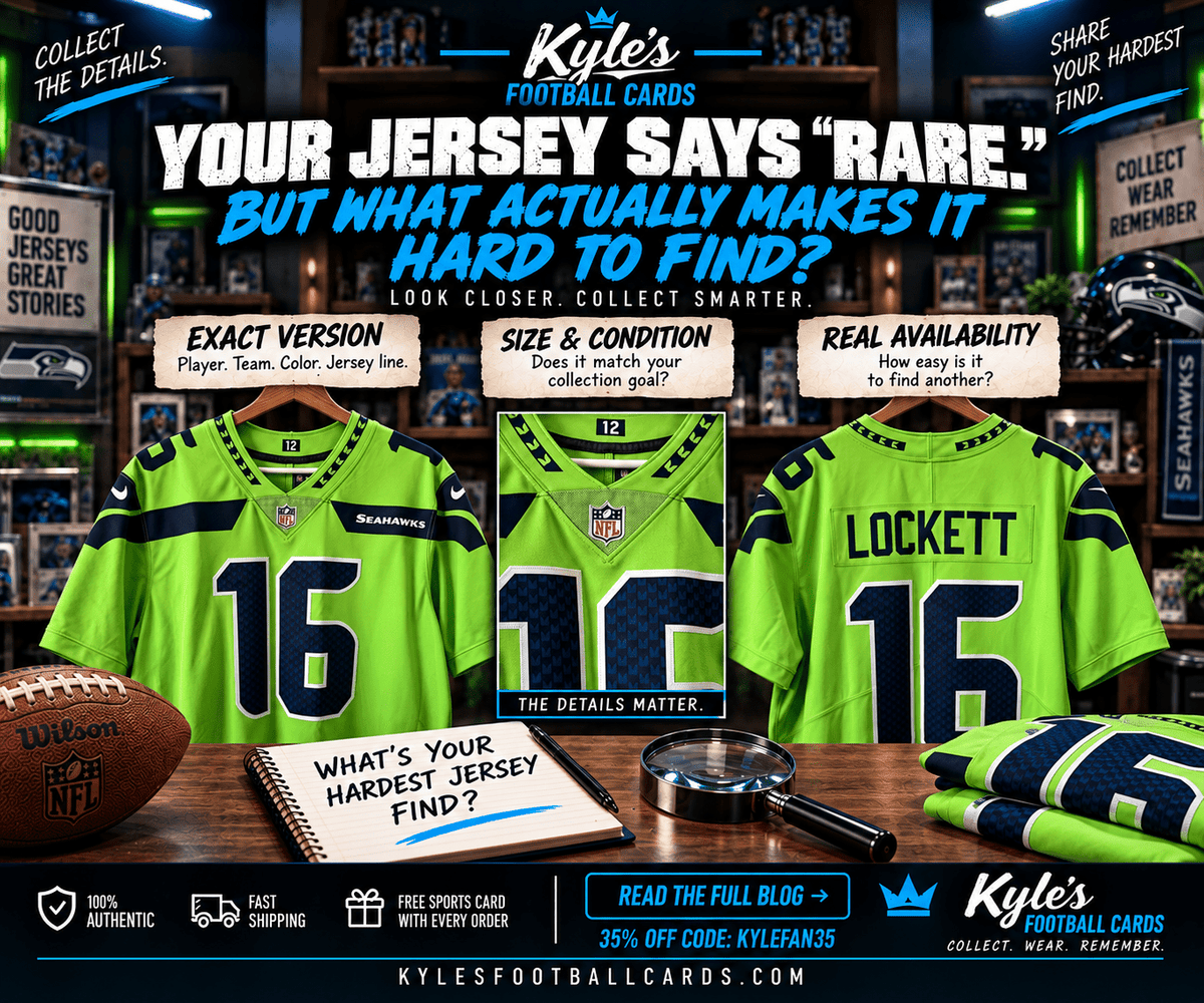 Your Jersey Says “Rare.” But What Actually Makes It Hard to Find? - Kyle’s Football Cards