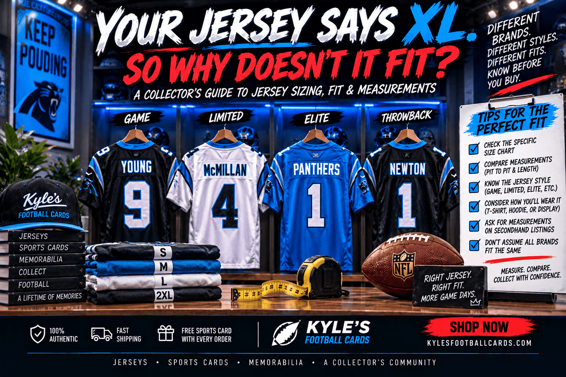 Your Jersey Says XL. So Why Doesn’t It Fit? - Kyle’s Football Cards