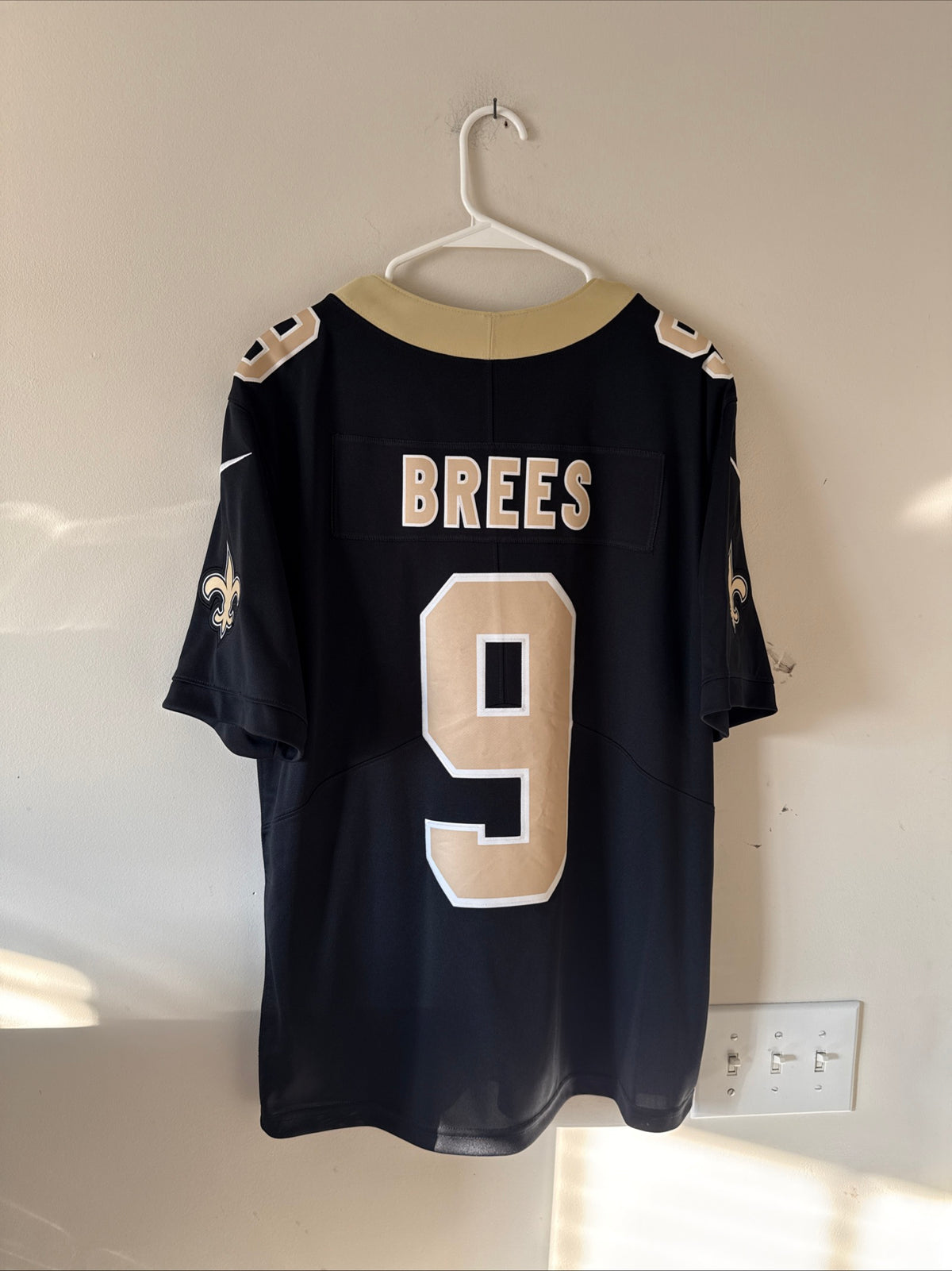 Men’s Nike Drew Brees #9 New Orleans Saints Vapor Limited NFL Jersey Sz L - RARE
