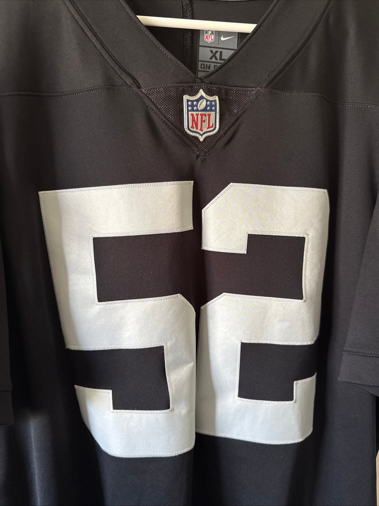 Men’s Nike Khalil Mack #52 Las Vegas Raiders Vapor Lmtd NFL Jersey Sz XL - RARE