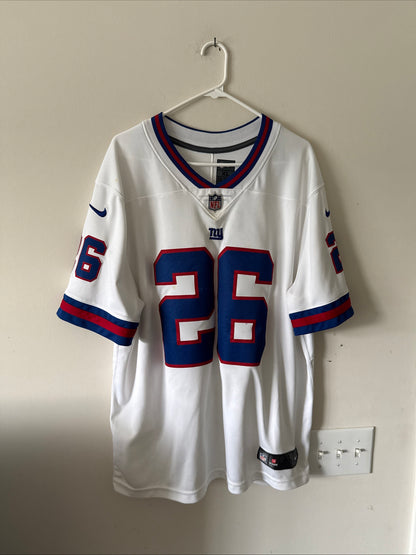 Men's Nike Saquon Barkley #26 NY Giants Color Rush Vapor Lmtd Jersey Sz XL RARE