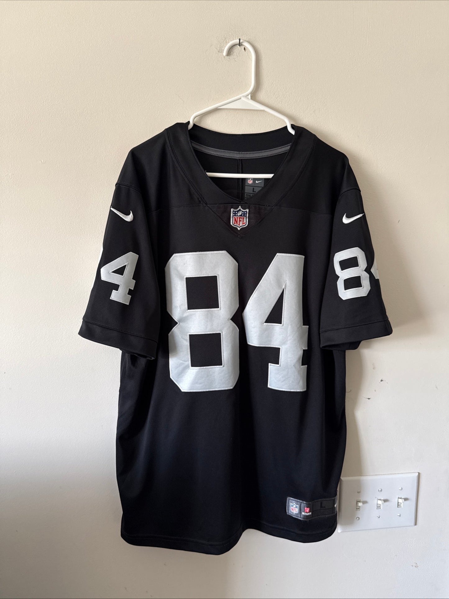 Men’s Nike Antonio Brown #84 Oakland Raiders Vapor Lmtd NFL Jersey Sz L - RARE