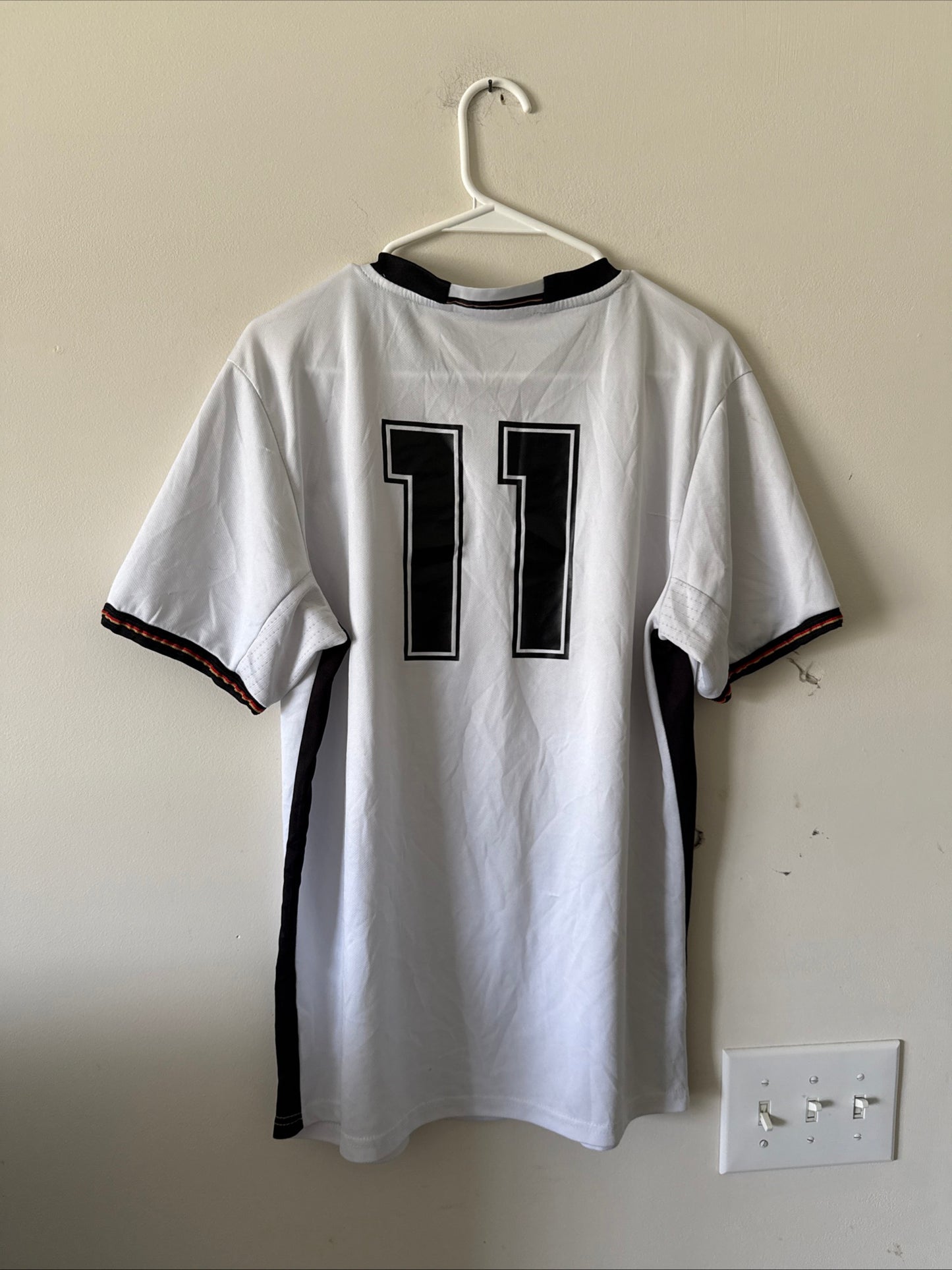 Men’s adidas Germany #11 2015-16 Home Soccer Jersey Football Shirt Sz M - White
