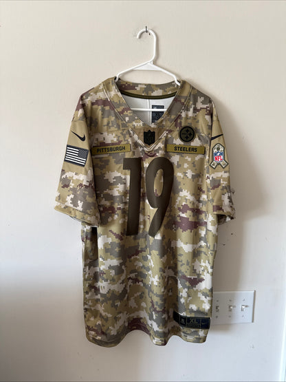 Men's Nike JuJu Smith-Schuster #19 Steelers Salute To Service Jersey  Sz XL RARE