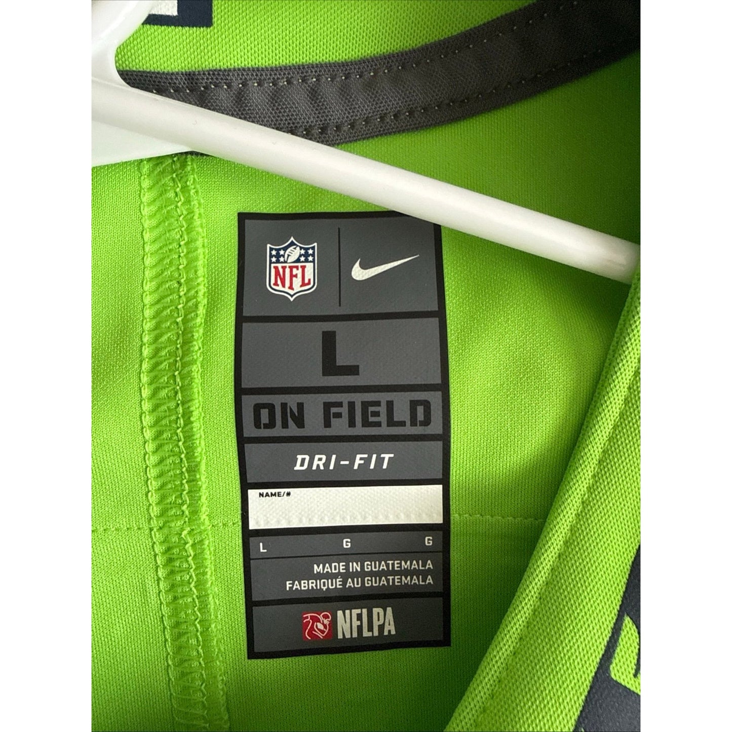 Men’s Nike DK Metcalf #14 Seattle Seahawks Vapor Limited NFL Jersey Sz L - Green