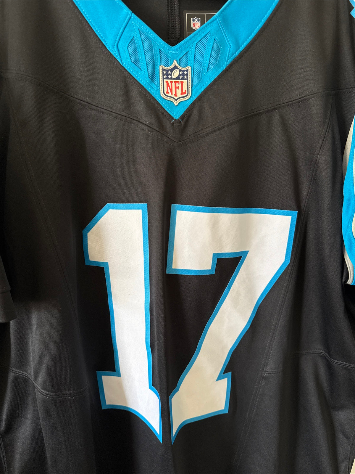 Men’s Nike Xavier Legette #17 Carolina Panthers Vapor Lmtd Jersey Sz XL - RARE