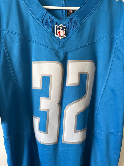 Men's Nike D'Andre Swift #32 Detroit Lions Vapor Lmtd Jersey Sz M - RARE