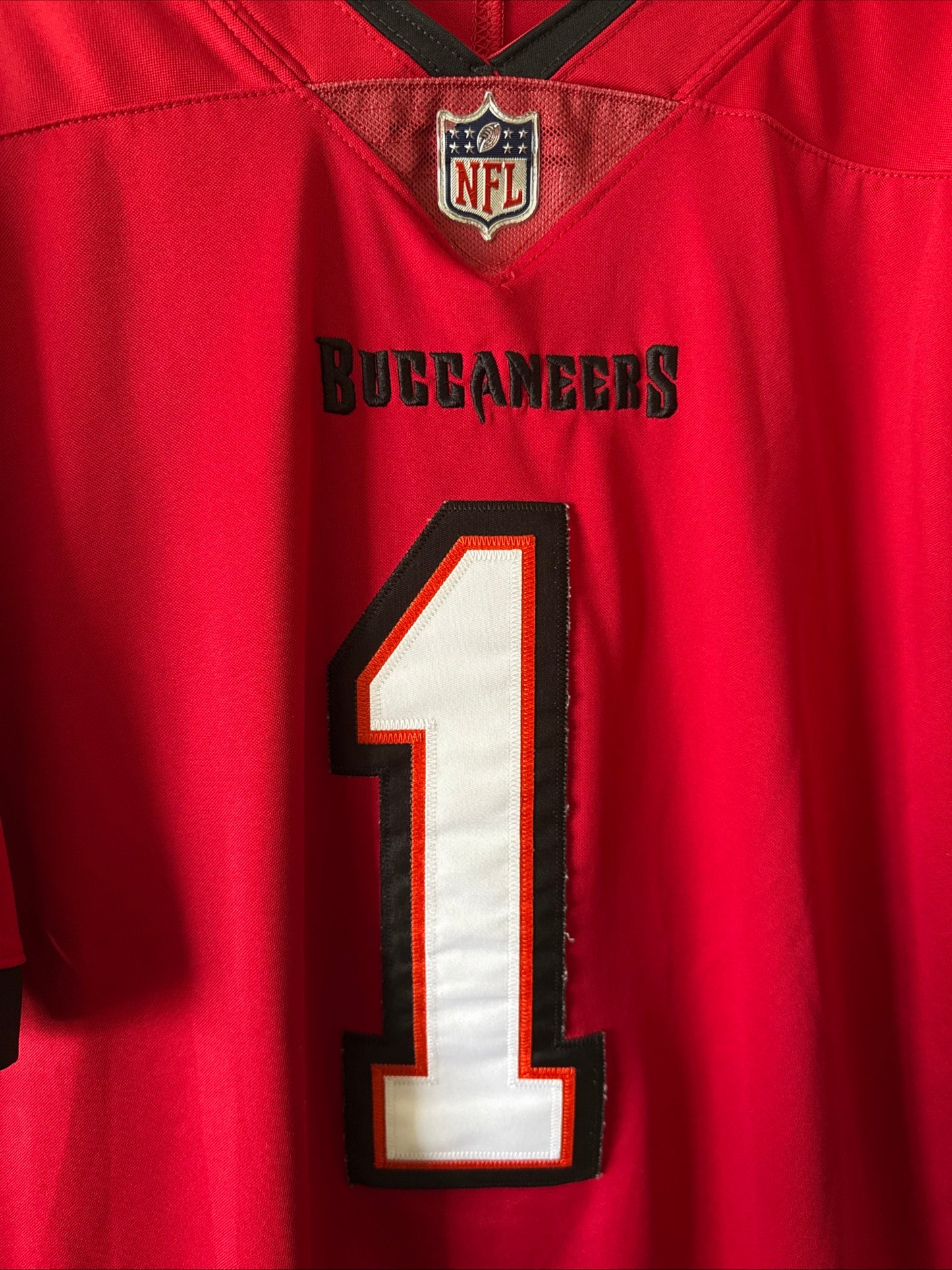 Men's Nike Rachaad White #1 TB Buccaneers Vapor Limited NFL Jersey Sz L - RARE