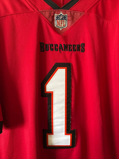 Men's Nike Rachaad White #1 TB Buccaneers Vapor Limited NFL Jersey Sz L - RARE