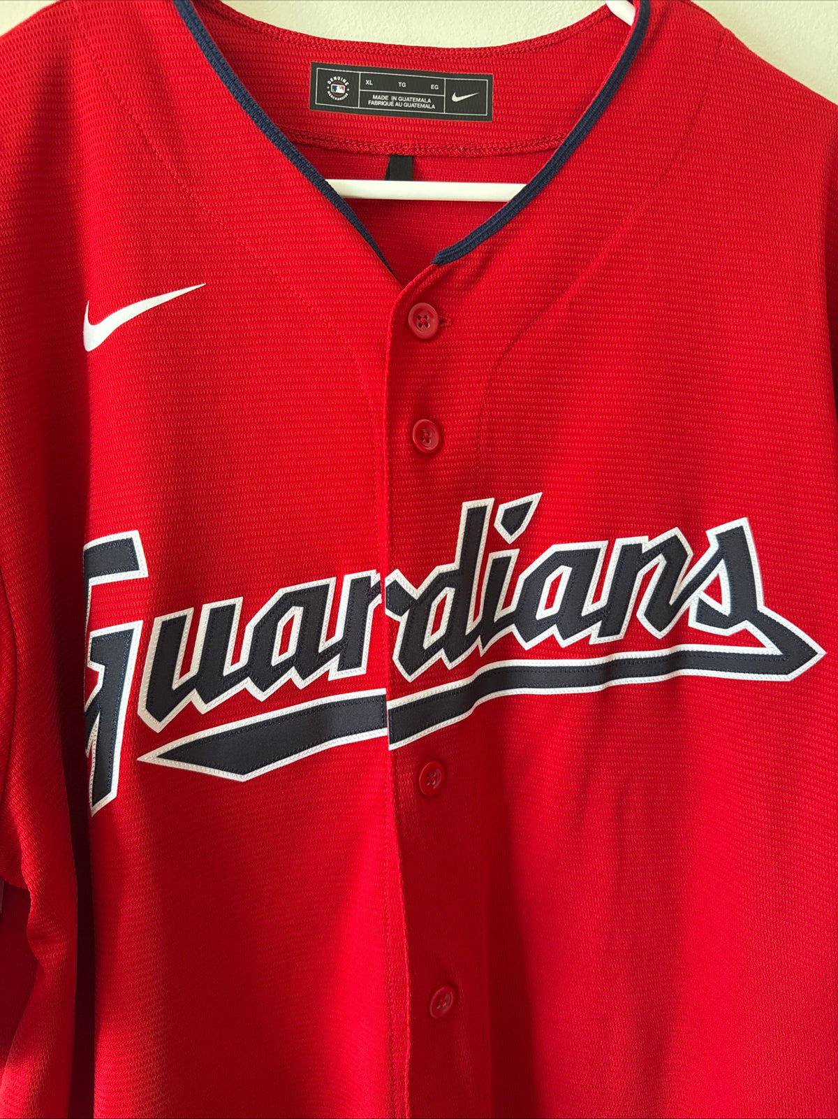 Men’s Nike Triston McKenzie #24 Cleveland Guardians Limited Jersey Sz XL - RARE