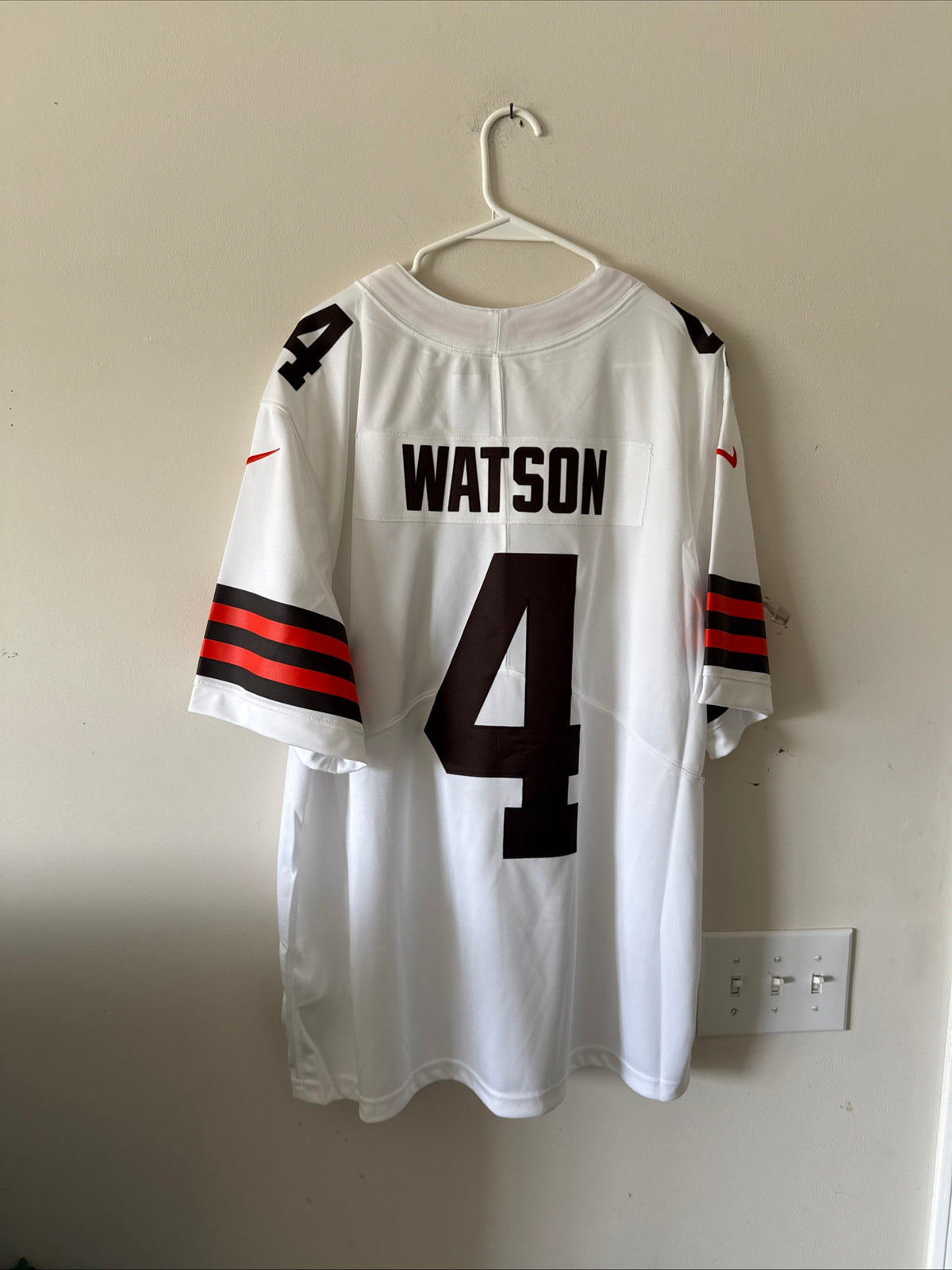 Men's Nike Deshaun Watson #4 Cleveland Browns Vapor Lmtd Jersey Sz 2XL - RARE