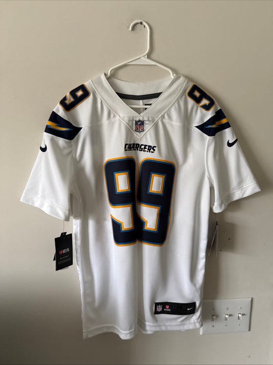 Men’s Nike Joey Bosa #99 LA Chargers Vapor Limited Jersey Sz M - White NWT RARE