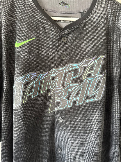 Men’s Nike Tyler Glasnow #20 Tampa Bay Rays 2025 City Connect Jersey Sz XL RARE