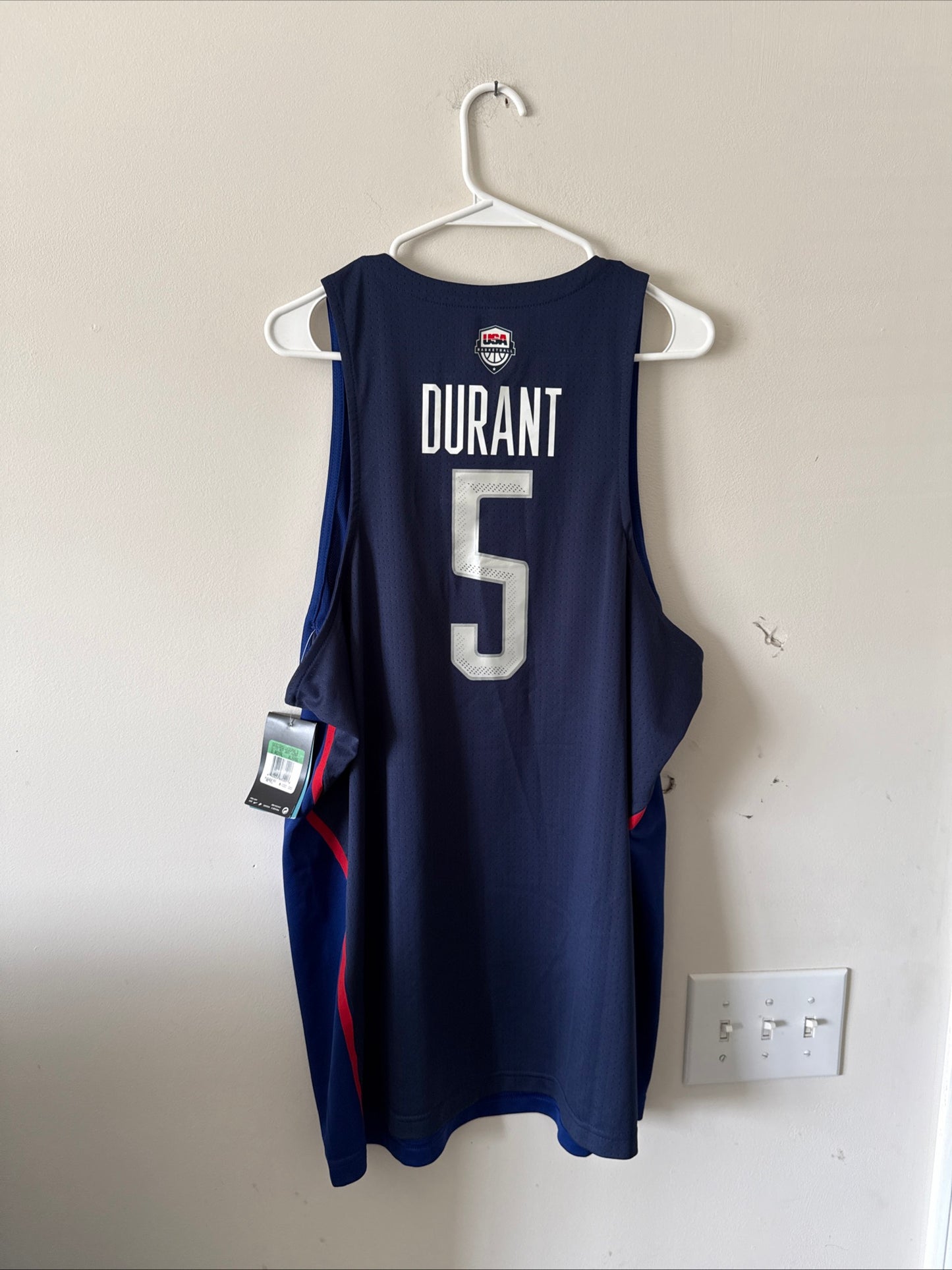 MEN’S NIKE KEVIN DURANT #5 TEAM USA 2016 RIO OLYMPICS JERSEY SZ XL - NWT RARE