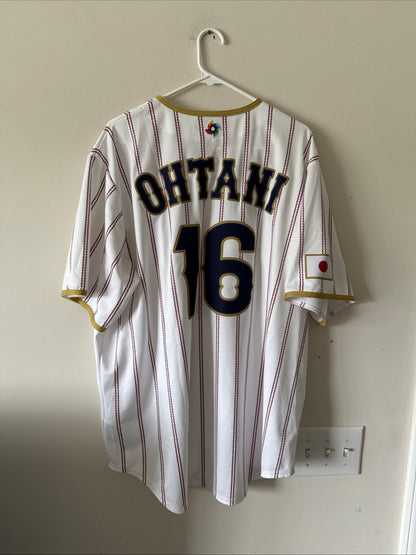 MEN’S NIKE SHOHEI OHTANI #16 JAPAN 2026 WBC HOME STADIUM JERSEY SZ XL - RARE