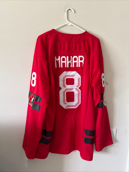 Men’s Bauer Cale Makar #8 Team Canada 2026 Winter Olympics Jersey Sz XL - RARE