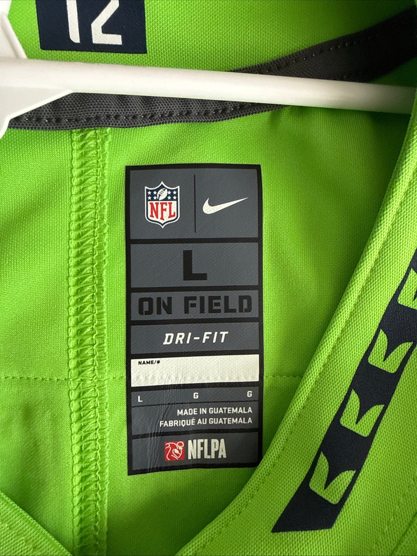 Men’s Nike Kam Chancellor #31 Seahawks Vapor Lmtd Color Rush Jersey Sz L - RARE