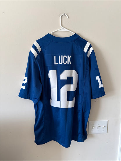 Men's Nike Andrew Luck #12 Indianapolis Colts NFL 100 Lmtd Jersey Sz XL - RARE