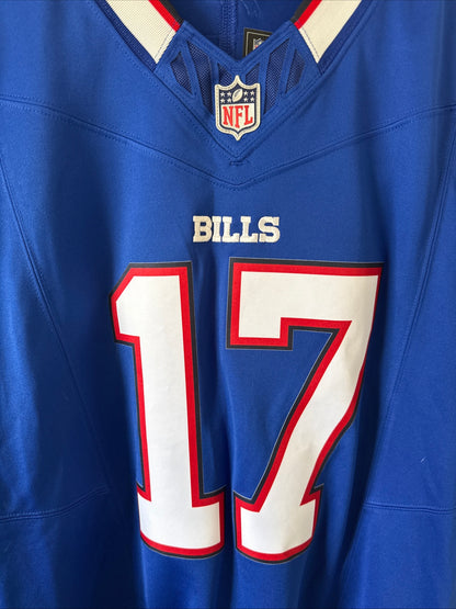 Men's Nike Josh Allen #17 Buffalo Bills Vapor Lmtd NFL Jersey Sz L - Blue RARE