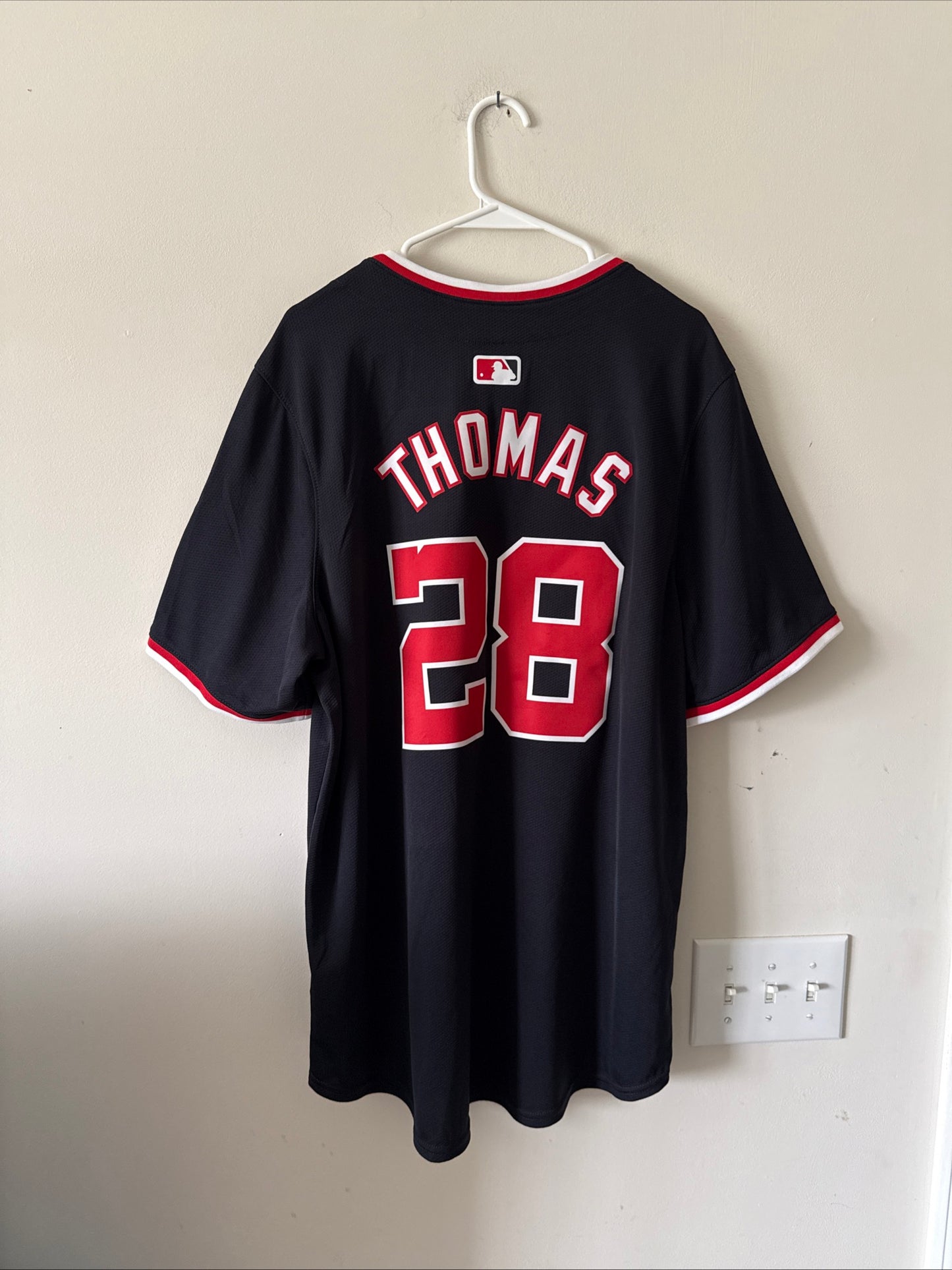 Men's Nike Lane Thomas #28 Washington Nationals Limited MLB Jersey Sz XL - RARE