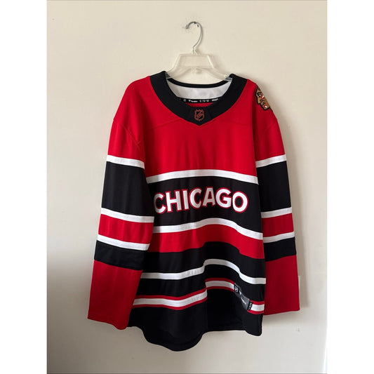 Men’s Fanatics Chicago Blackhawks Reverse Retro 2.0 Jersey Sz XL - Red RARE