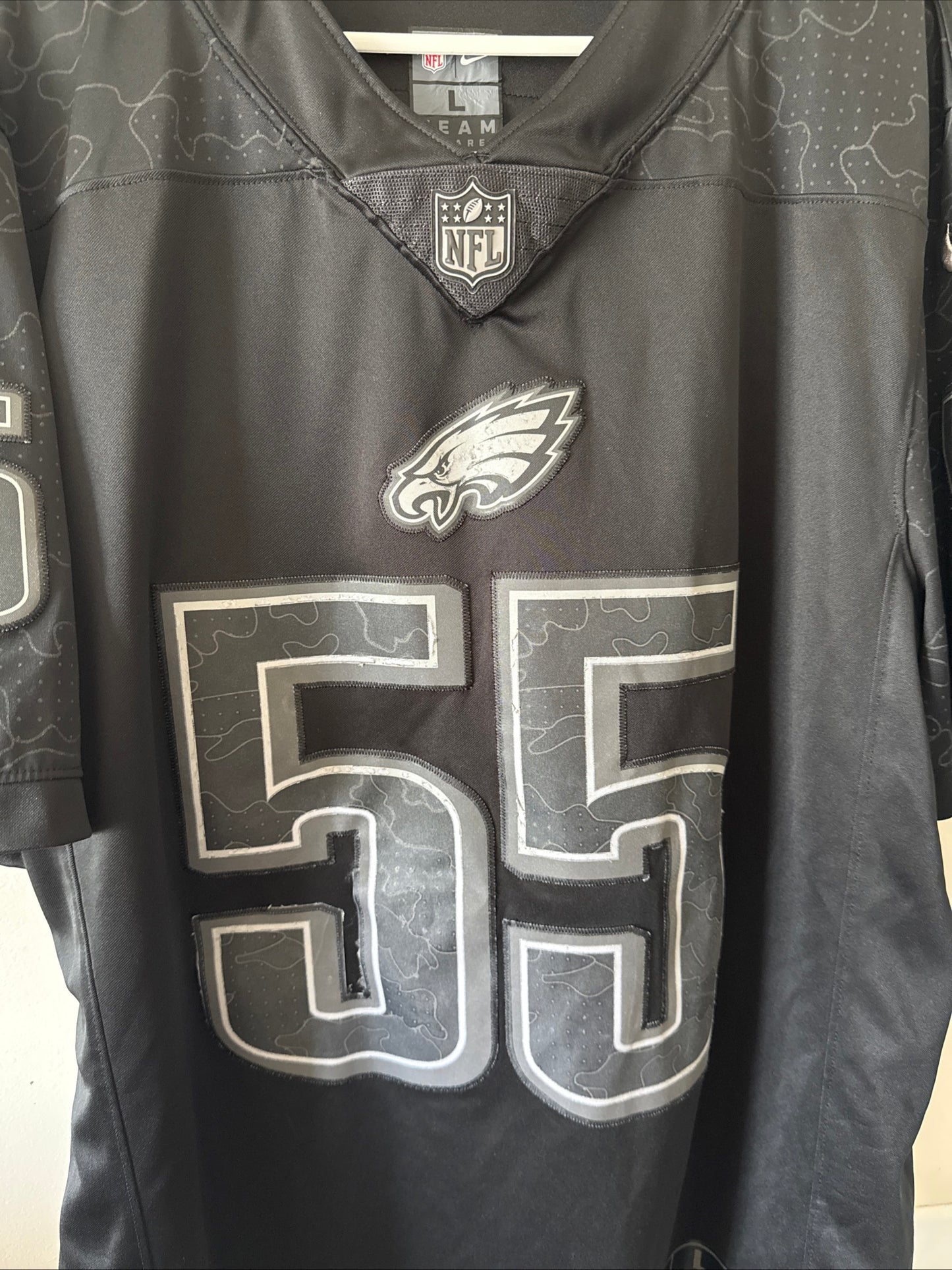 Men's Nike Brandon Graham #55 Philadelphia Eagles RFLCTV Lmtd Jersey Sz L - RARE