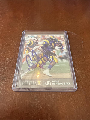 1991 Fleer Ultra - Cleveland Gary #187 Autograph