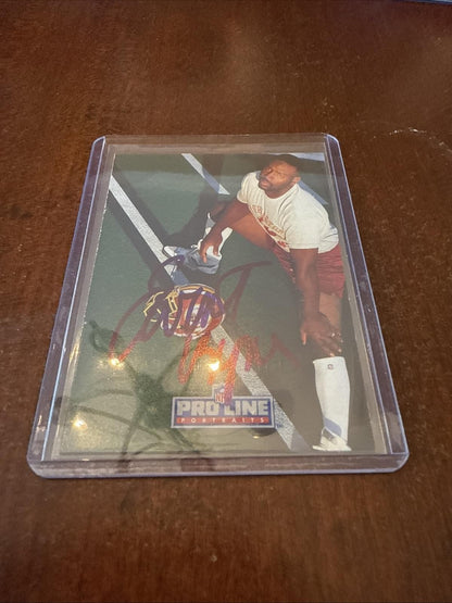 1991 Pro Line Portraits - Earnest Byner #27 Autograph - Kyle’s Football Cards