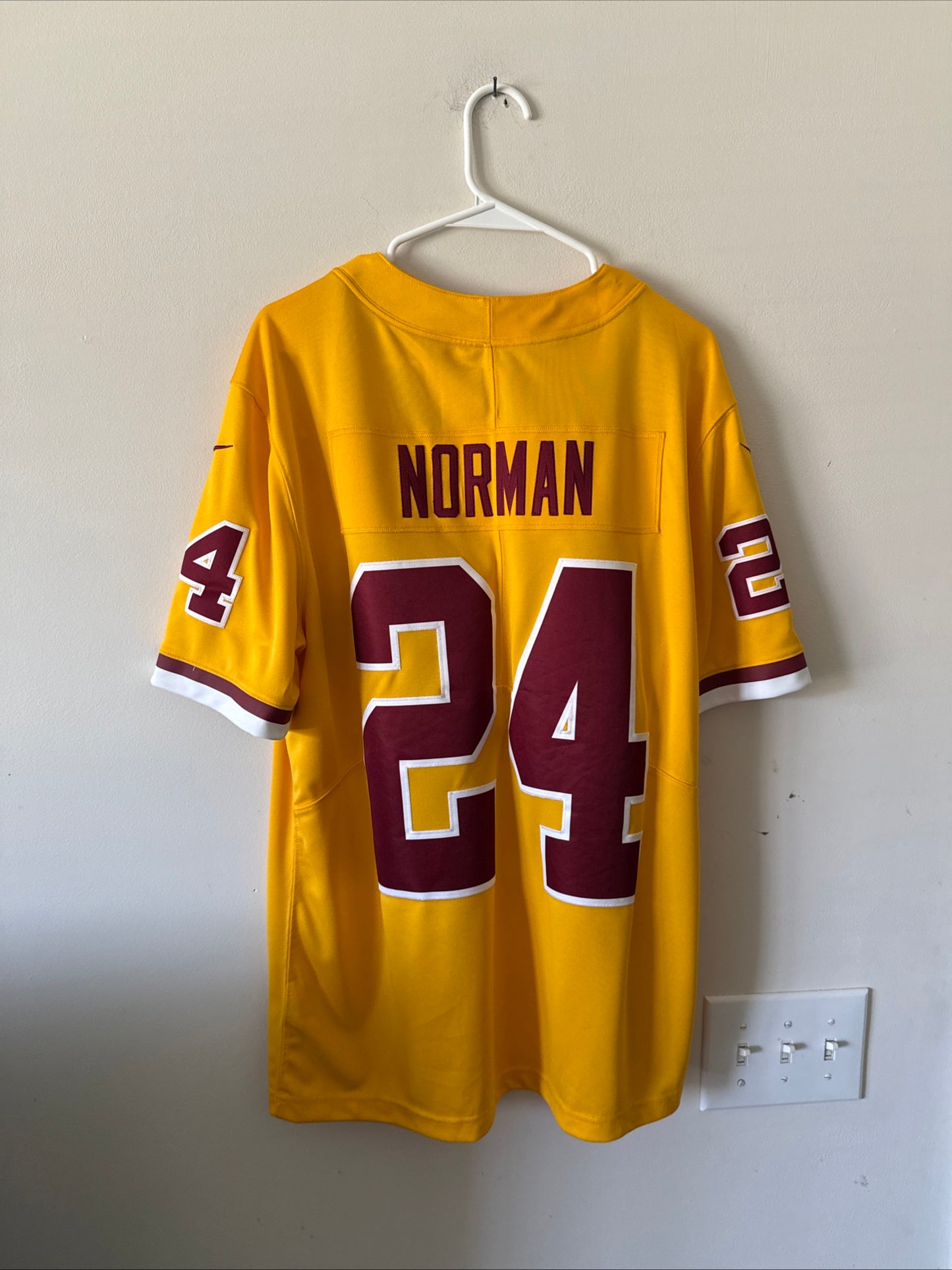 Men’s Nike JOSH NORMAN #24 Washington Redskins Vapor Lmtd NFL Jersey Sz M - RARE