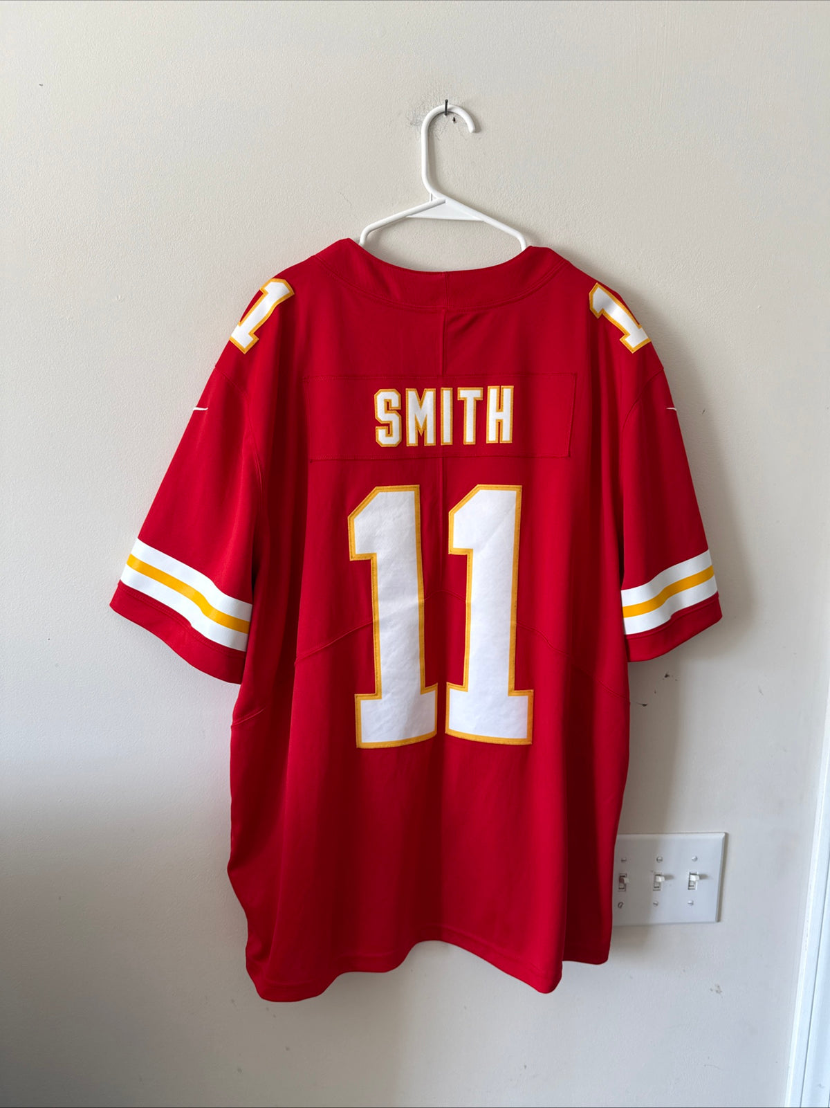 MEN’S NIKE ALEX SMITH #11 KANSAS CITY CHIEFS  VAPOR LMTD JERSEY SZ 2XL - RARE