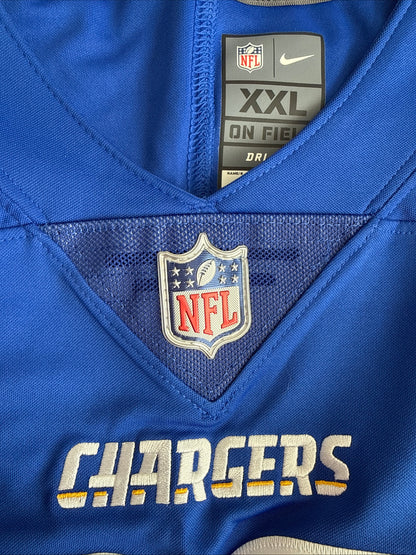 Men's Nike Melvin Gordon #28 LA Chargers Vapor Lmtd Color Rush Jersey Sz 2XL NWT