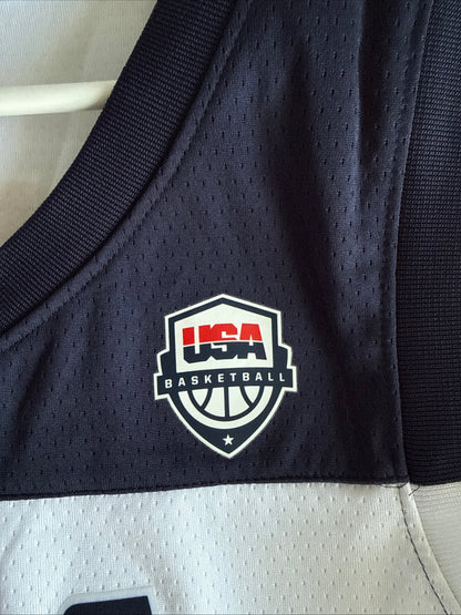 Men's Nike Jayson Tatum #10 Team USA 2019 FIBA World Cup Jersey Sz L White RARE