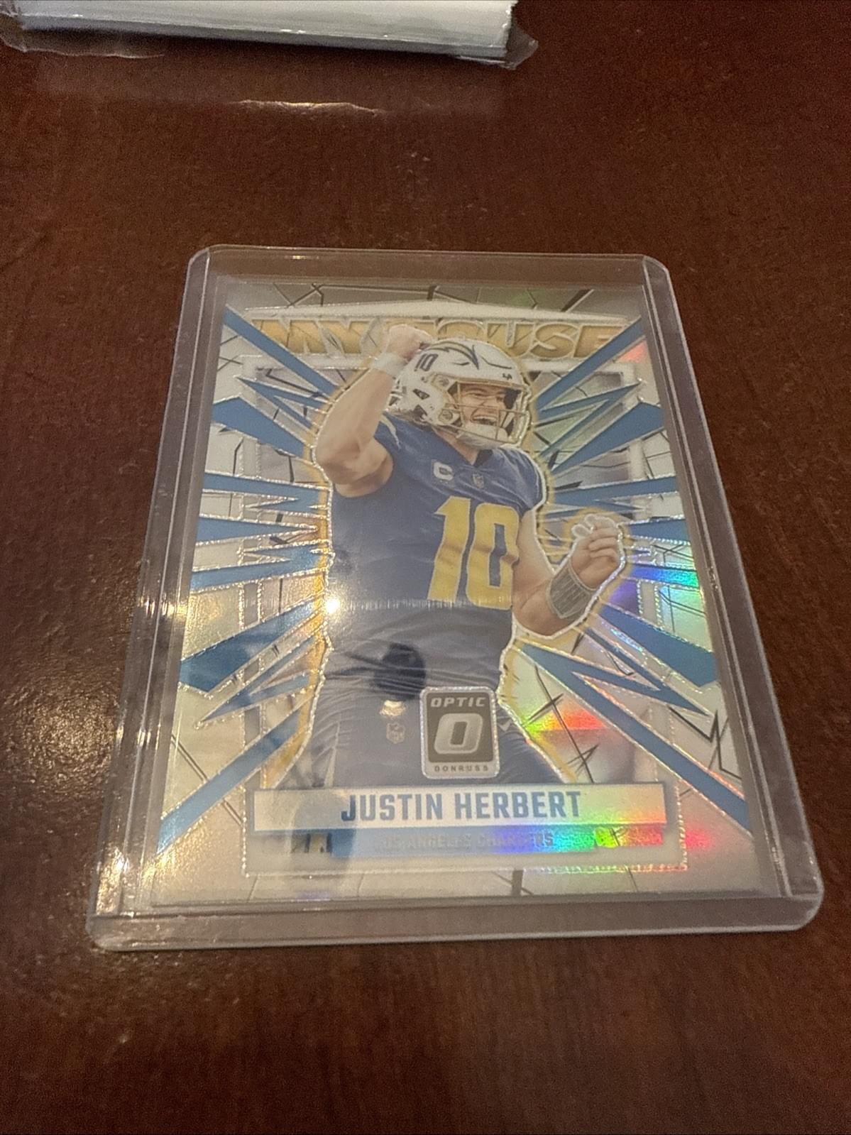 2023 Panini Donruss Optic - My House Justin Herbert #14 Silver Prizm - Kyle’s Football Cards