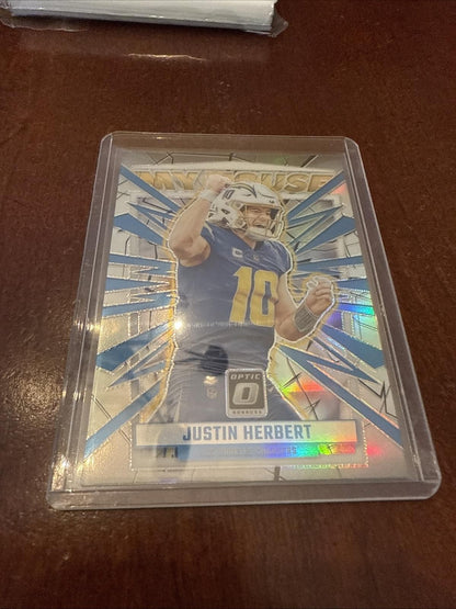 2023 Panini Donruss Optic - My House Justin Herbert #14 Silver Prizm - Kyle’s Football Cards