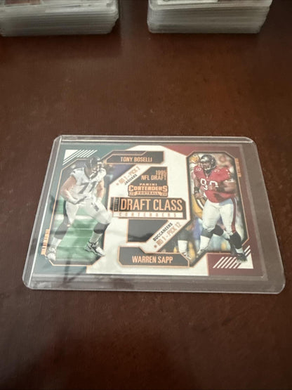 2024 Panini Contenders Bronze #15 Tony Boselli Warren Sapp - Kyle’s Football Cards
