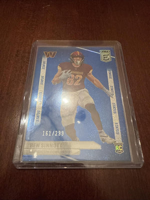 2024 Panini Donruss Elite - Rookies Status Sparkle #122 Ben Sinnott /299 (RC)